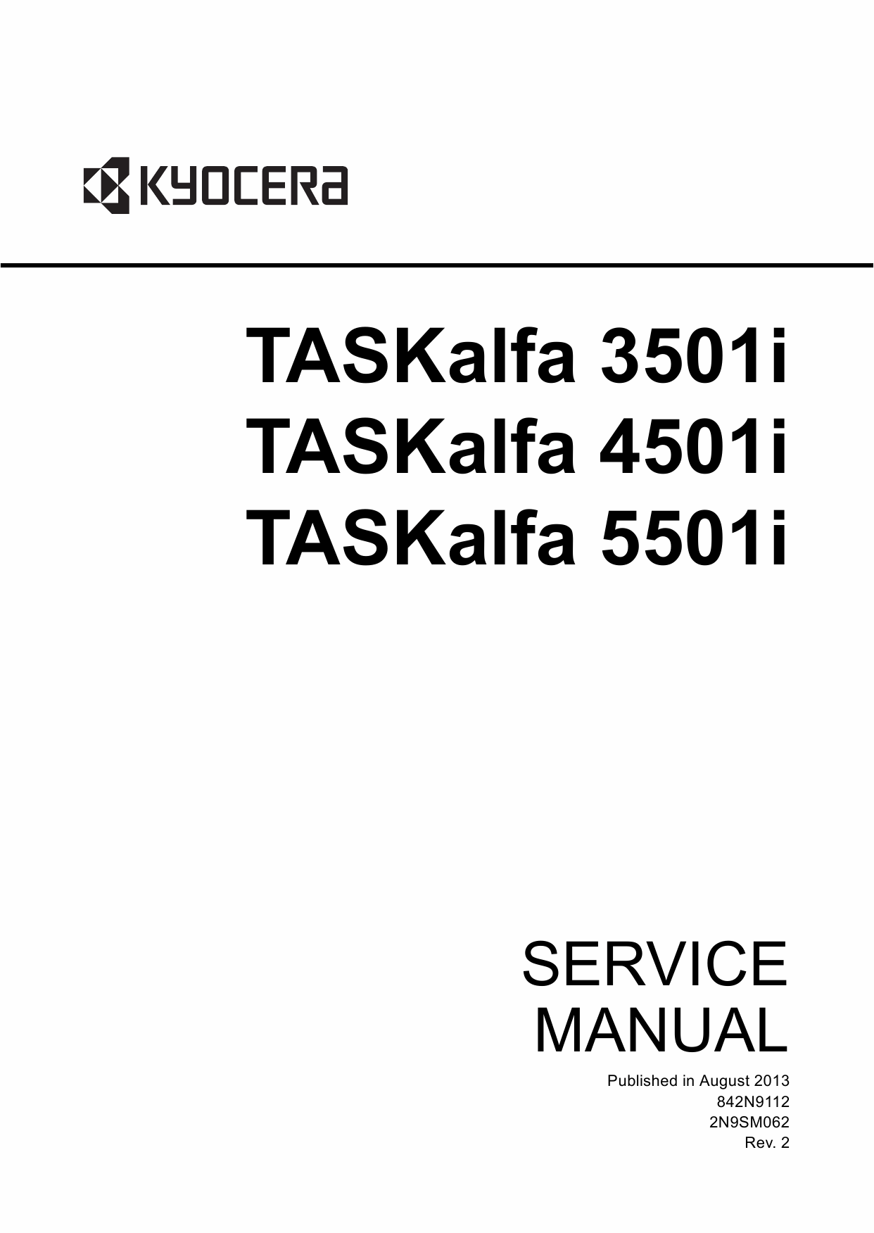 KYOCERA MFP TASKalfa-3501i 4501i 5501i Service Manual-1